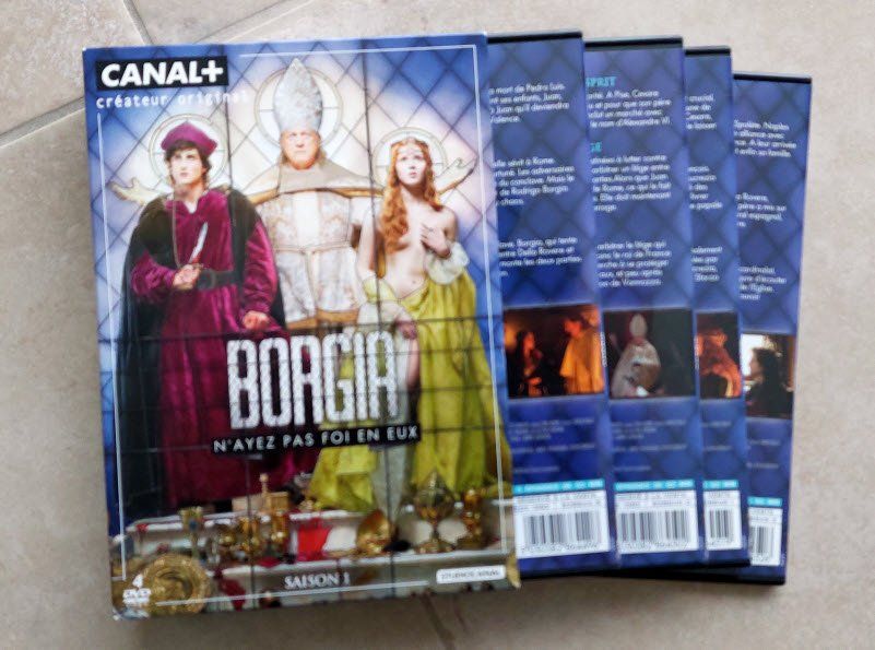Tutti i DVDs: DVDs - Saison 1 de Borgia – Usato da Romanel-sur-Lausanne venduto da MichelAjac