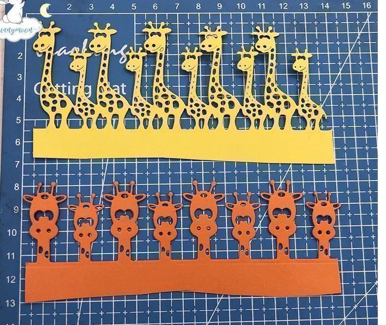 Sciablone: Stanzschablonen-Set  Giraffen NEU – Nuovo e nell'imballaggio originale da Effretikon venduto da wenuss 1