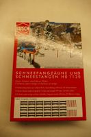 Busch H0: Schneefangzäune und Schneestangen