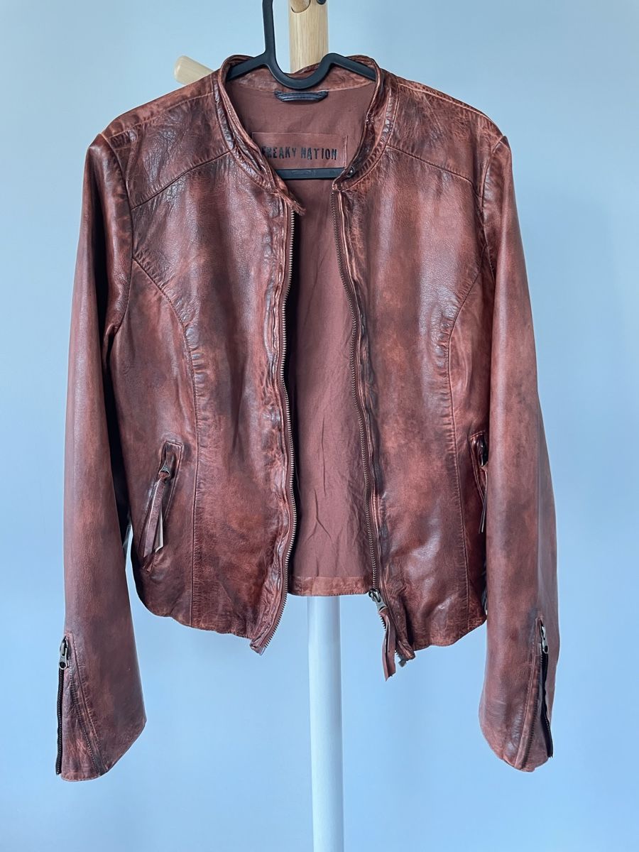 Giacche: Freaky Nation Lederjacke, Gr. M, Nile – Nuovo (secondo la descrizione) da Zollikofen venduto da Prosecco7