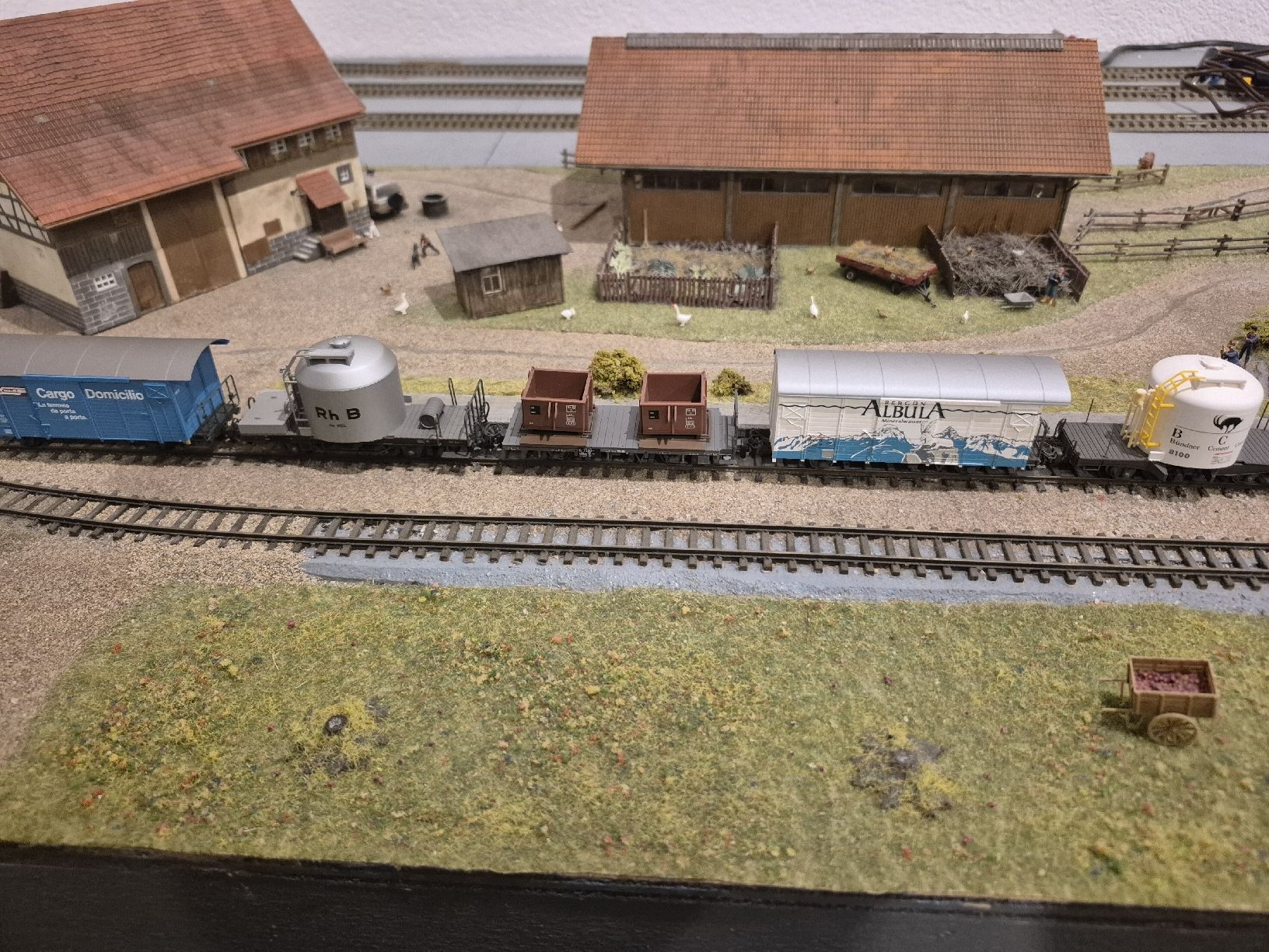 Bemo Modellini di ferrovie: Bemo RhB Güterzug – Usato da Uttigen venduto da Orbrick 5
