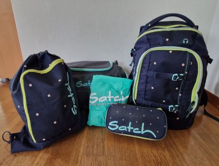 Satch Rucksack Etui Beutel Tasche Überzug Pretty Confetty