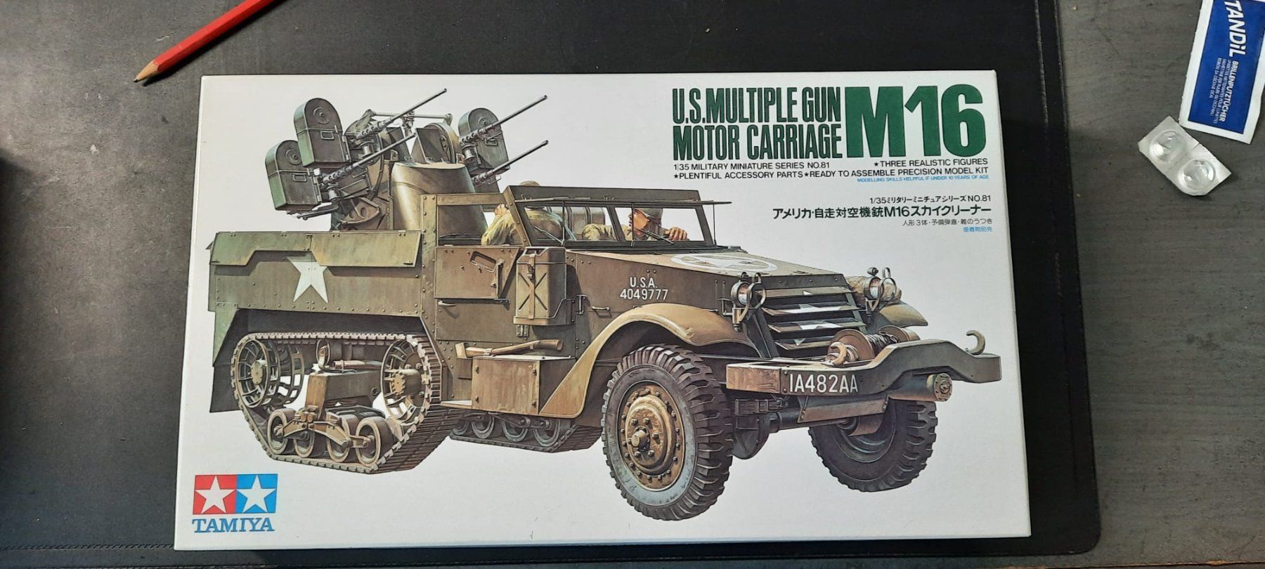 Tamiya US Halftrack M16 Militär Modellbausatz 1:35 (Neu und ...
