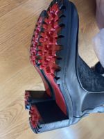 Schuhe Louboutin Stiefeletten Gr. 38, schwarze Boots, Herbst