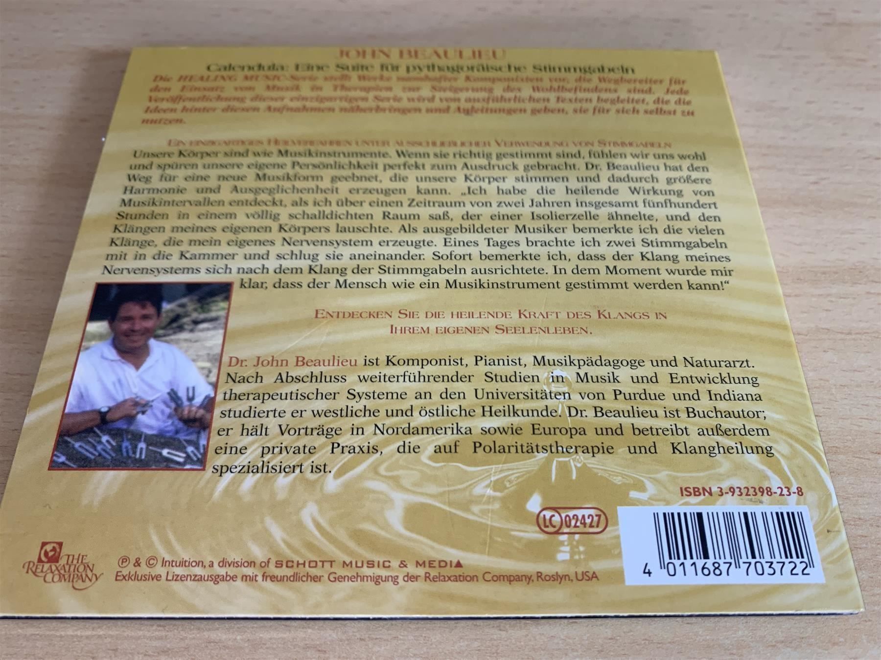 CD: John Beaulieu – Calendula – Usato da Rikon im Tösstal venduto da Alpenmutz 1
