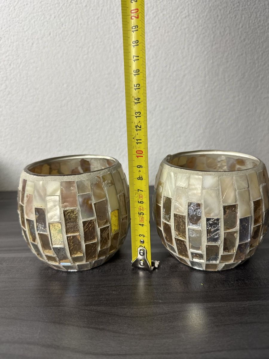 Portacandele: Mosaik Windlicht Glas – Usato da Aarburg venduto da Tonija 1