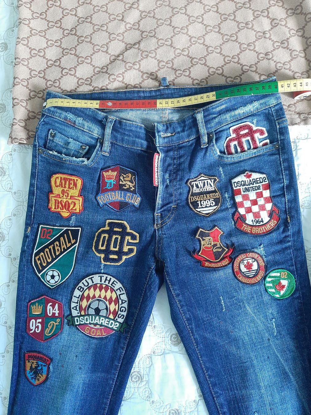 Kleiderpakete: Dsquared2 Cool Patch Jeans Hose+ Plein Pullover+Hemd Paket M – Gebraucht aus Uster von BellaBimbaQ 7
