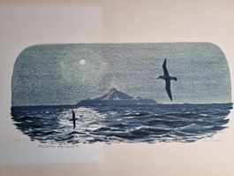 Roland Svensson, schwedischer Künstler LITHOGRAPHIE SIGNIERT