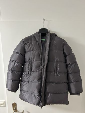 Benetton Jacke Mädchen 8-9 J, 140 cm Grau