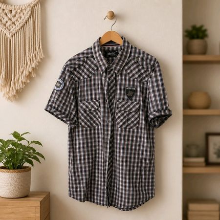 Identic Herren Jeanshemd Grösse M 39/40