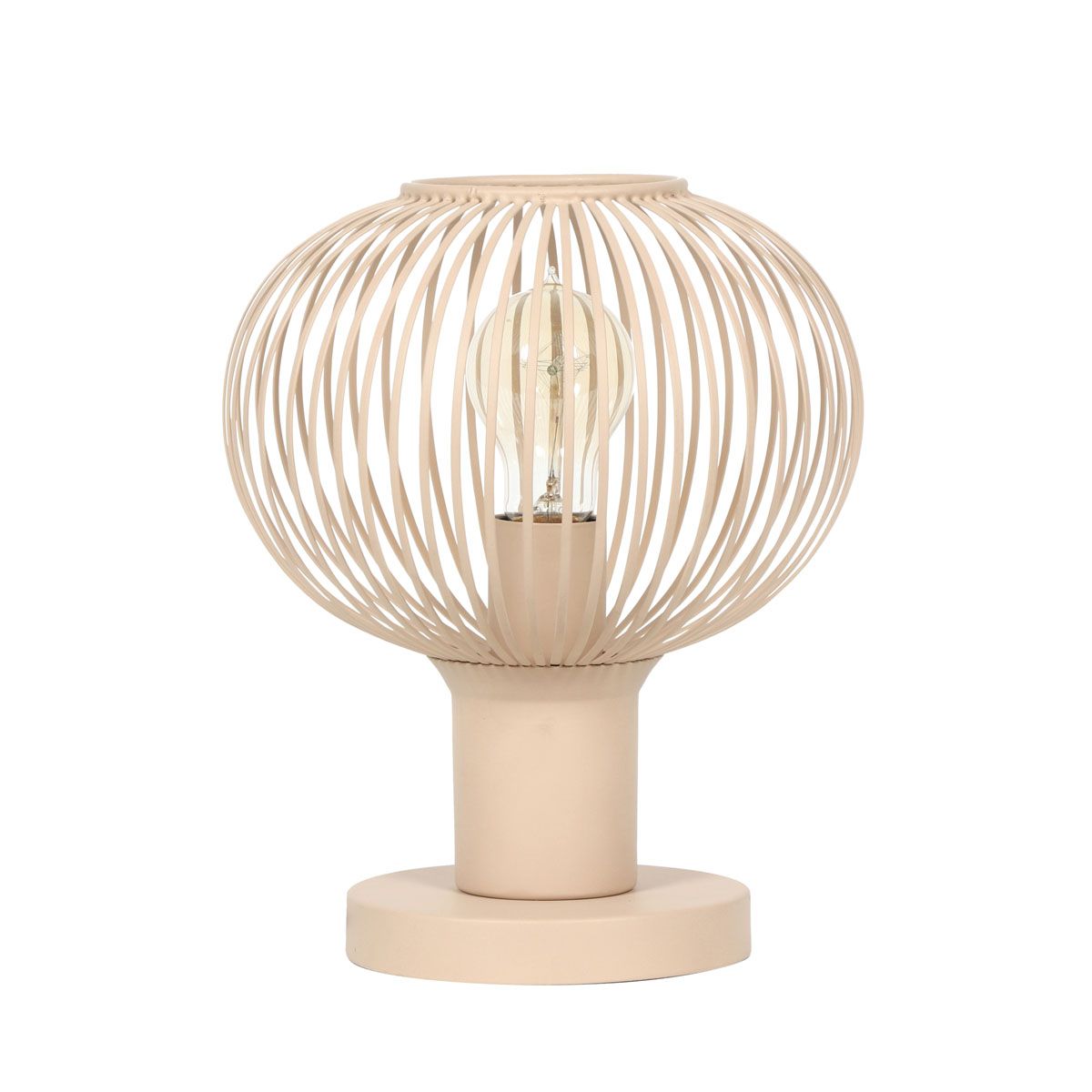 Lampade: Tischleuchte, Sandfarbe, 28 cm Höhe – Nuovo (secondo la descrizione) da Kreuzlingen venduto da Smart-Light 2