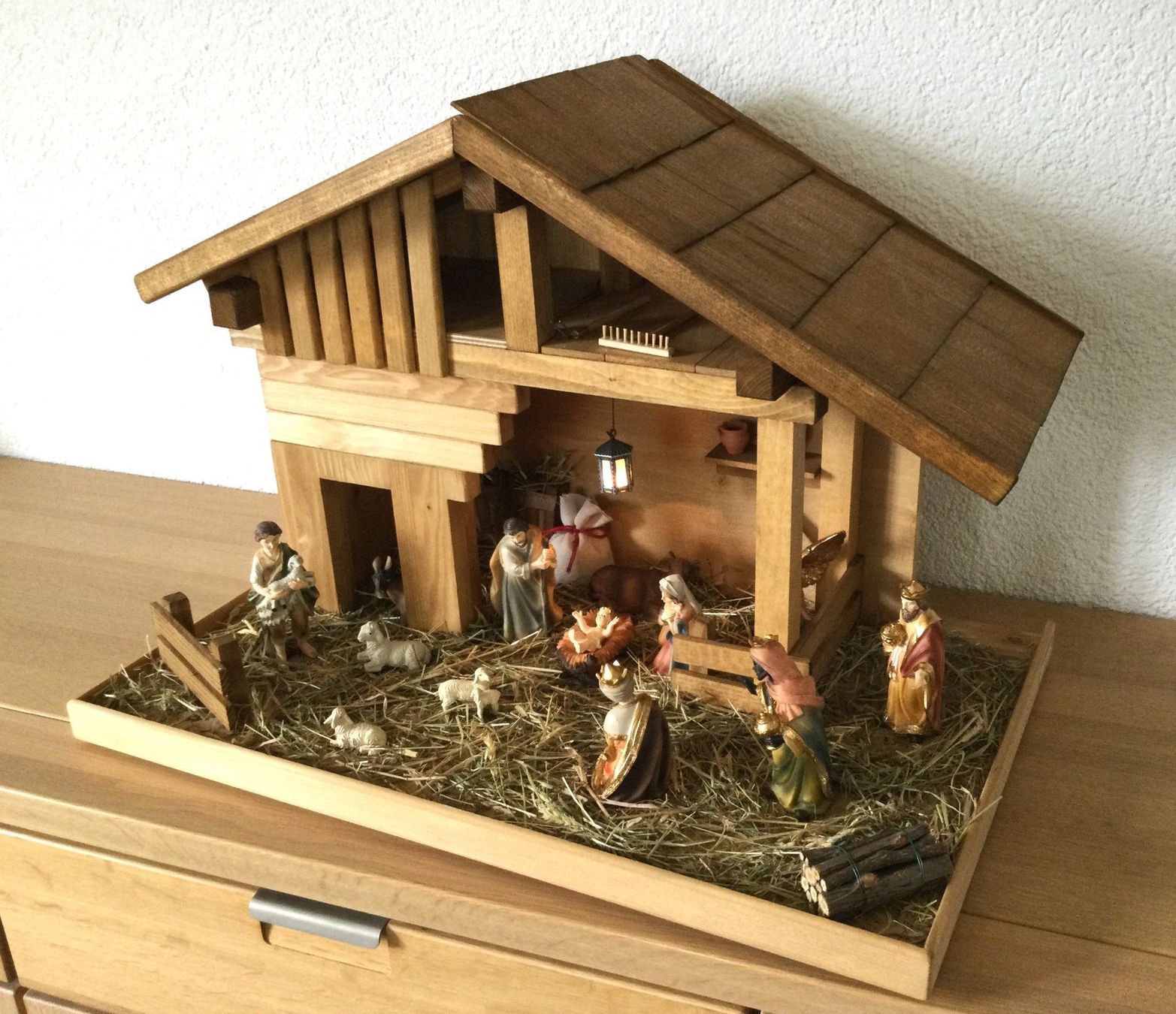 Articoli in legno: Weihnachtskrippe B handgefertigt neu 60% Rabatt – Nuovo (secondo la descrizione) da Aarwangen venduto da hescho54 1