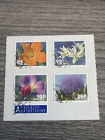 Briefmarken Set Blumen 4 Stück 2011 2013 leichte Gebrauchssp