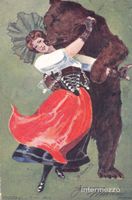 Bären // 1902 Bärenkarte Bärentanz Tanz