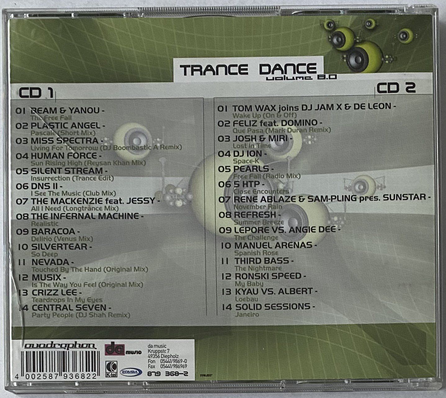 CD: Trance Dance Vol. 8.0 – Usato da Flums venduto da Asquillo 1