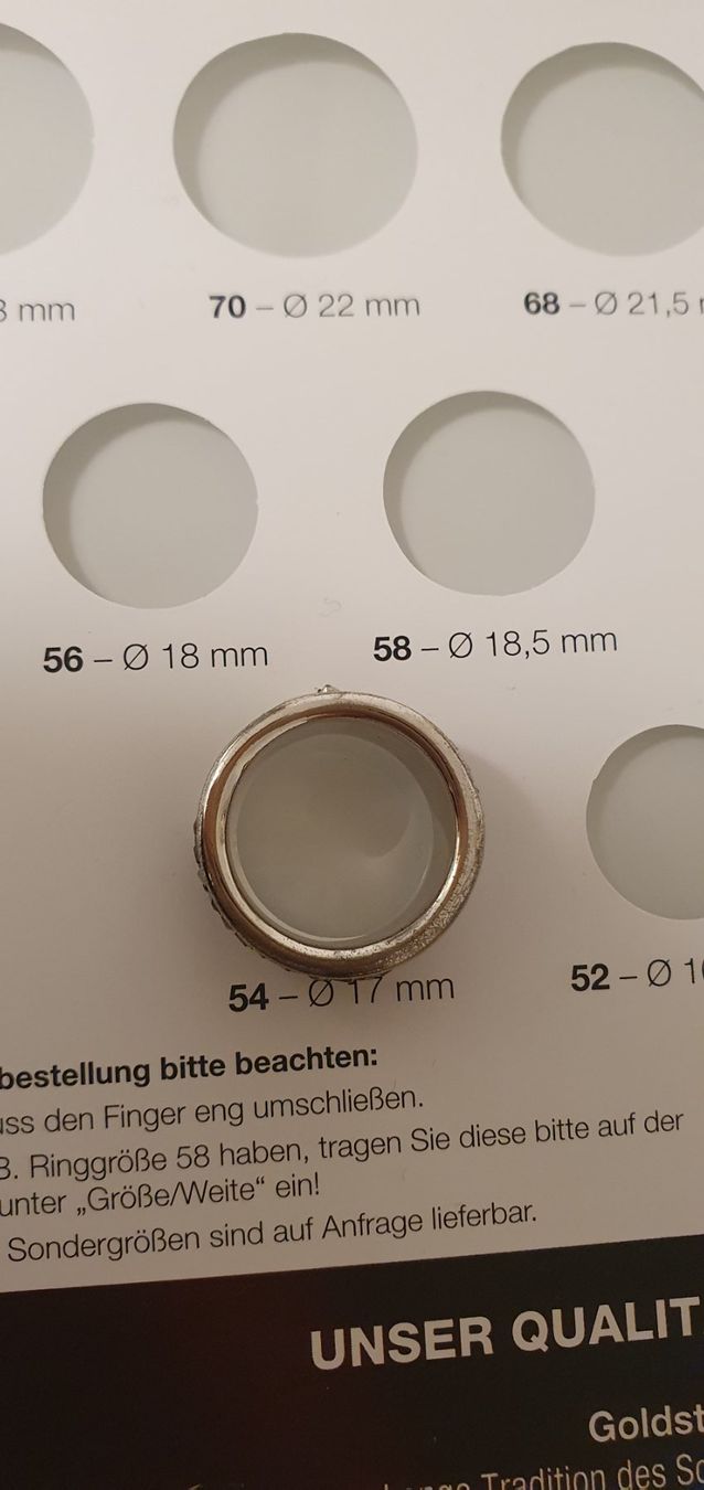 Anelli: Ring mit Steinchen Modeschmuck Gr 17=54 – Usato da Stansstad venduto da InStyle8 4