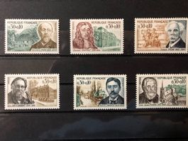 Série complète célébrités 1966 Neufs**