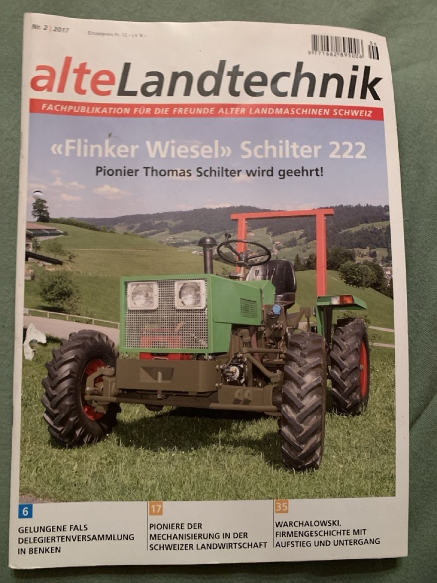 Riviste & Magazine: Alte Landtechnik 2017 – Usato da Niederönz venduto da and_v5z7