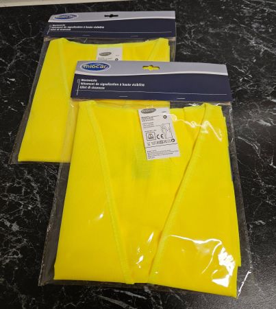 Warnwesten/Sicherheitswesten, Grösse XL, 2 Stück *NEU*