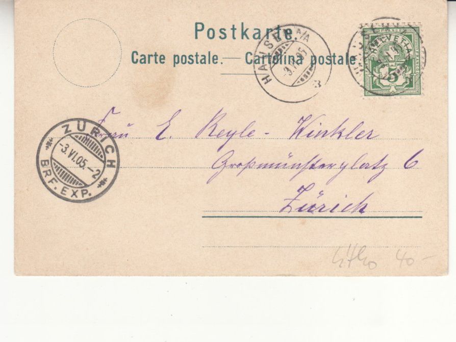 Cartoline postali: Wassen 1905 – Usato da Bürglen TG venduto da StampGraf 1