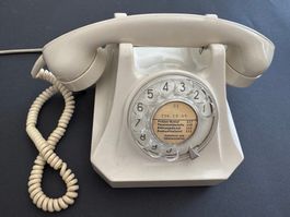 Drehscheibentelefon weiss Tf3-39.205