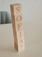 Deko "Sofia" - Holzklötze