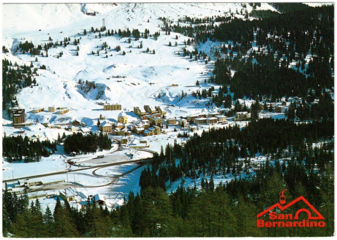 Cartoline postali: San Bernardino - Gondelbahn Confin – Usato da Binningen venduto da Mountainrider