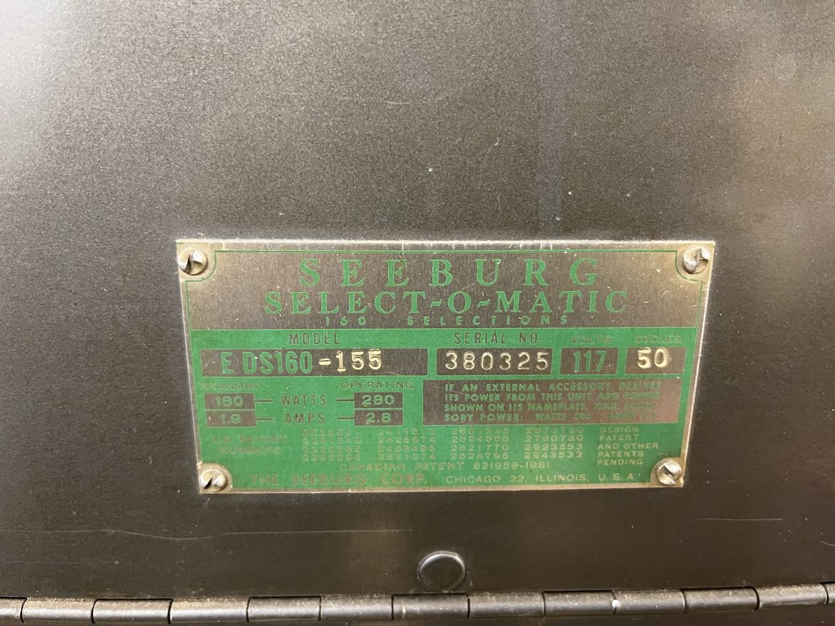 Seeburg Jukebox: Jukebox Seeburg Select-O-Matic E-DS160-155 gebraucht – Usato da Lantsch/Lenz venduto da Klimbim7083 6