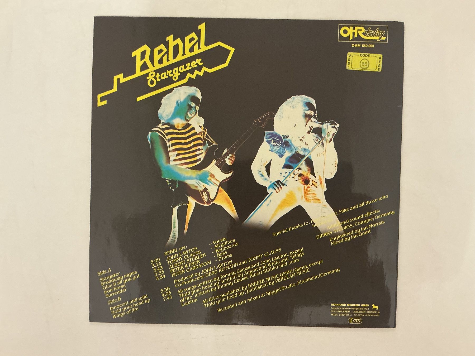 Schallplatten: Rebel LP - Stargazer – Gebraucht aus Winterthur von Tumko-Vinyl 1