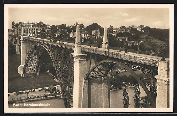 Cartes postales: AK Bern, An der Kornhausbrücke – D'occasion à Berlin par bartko-reher