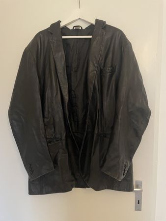 Jacke/Blazer aus Leder