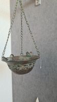 Shabby- chic Gefäss /Vogeltränke zum aufhängen nur noch 1x