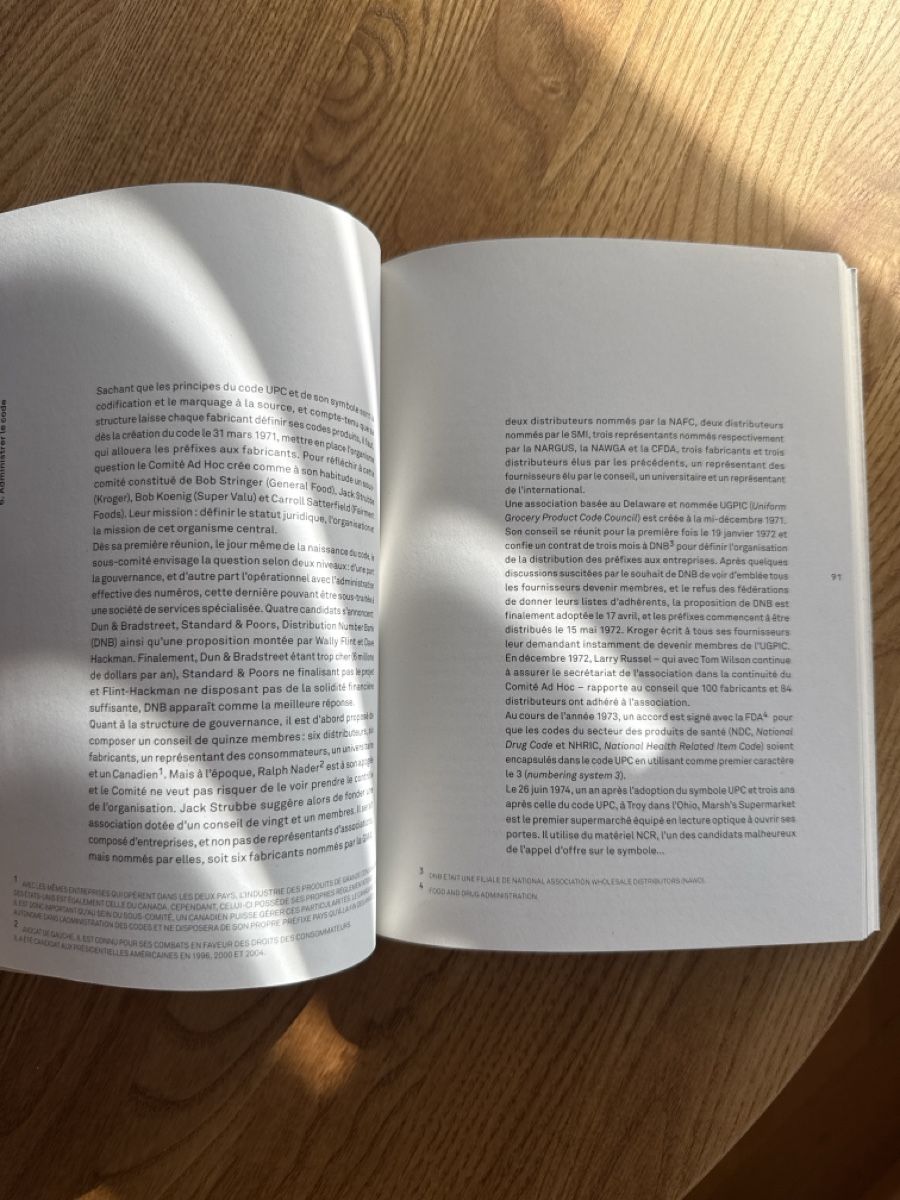Bücher: Buch Code a barres Pierre Georget Berg International – Gebraucht aus Zürich von sasast 1