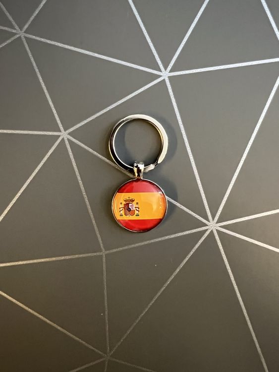 Schlüsselanhänger - mit Spanischer Fahne | Kaufen auf Ricardo