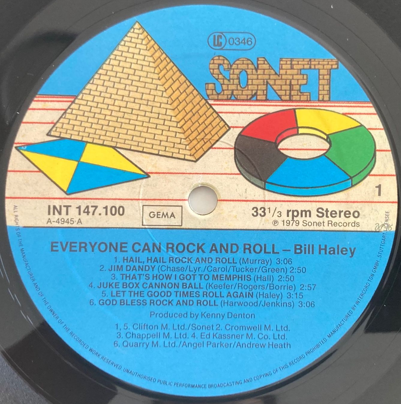 Dischi in vinile: BILL HALEY AND HIS COMETS - EVERYONE  CAN ROCK AND ROLL – Usato da Poliez-Pittet venduto da Newtown-Records 2