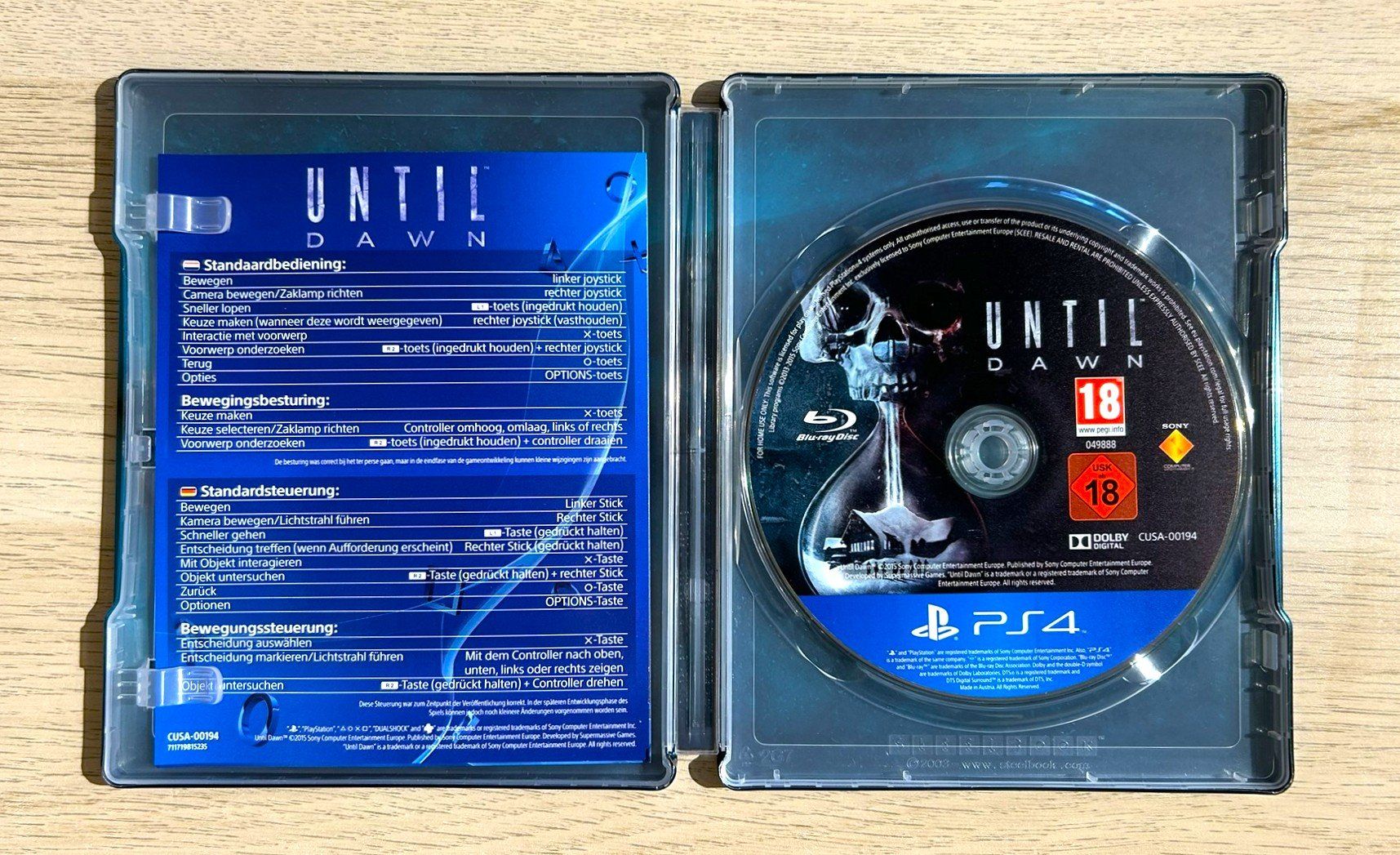 Sony Giochi: Until Dawn Steelbook PS4 – Usato da St. Gallen venduto da Alpine.Arcade 3