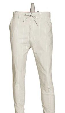 NEUE Herren Casual Hose beige Gr. S/M (siehe Masse) - 223362