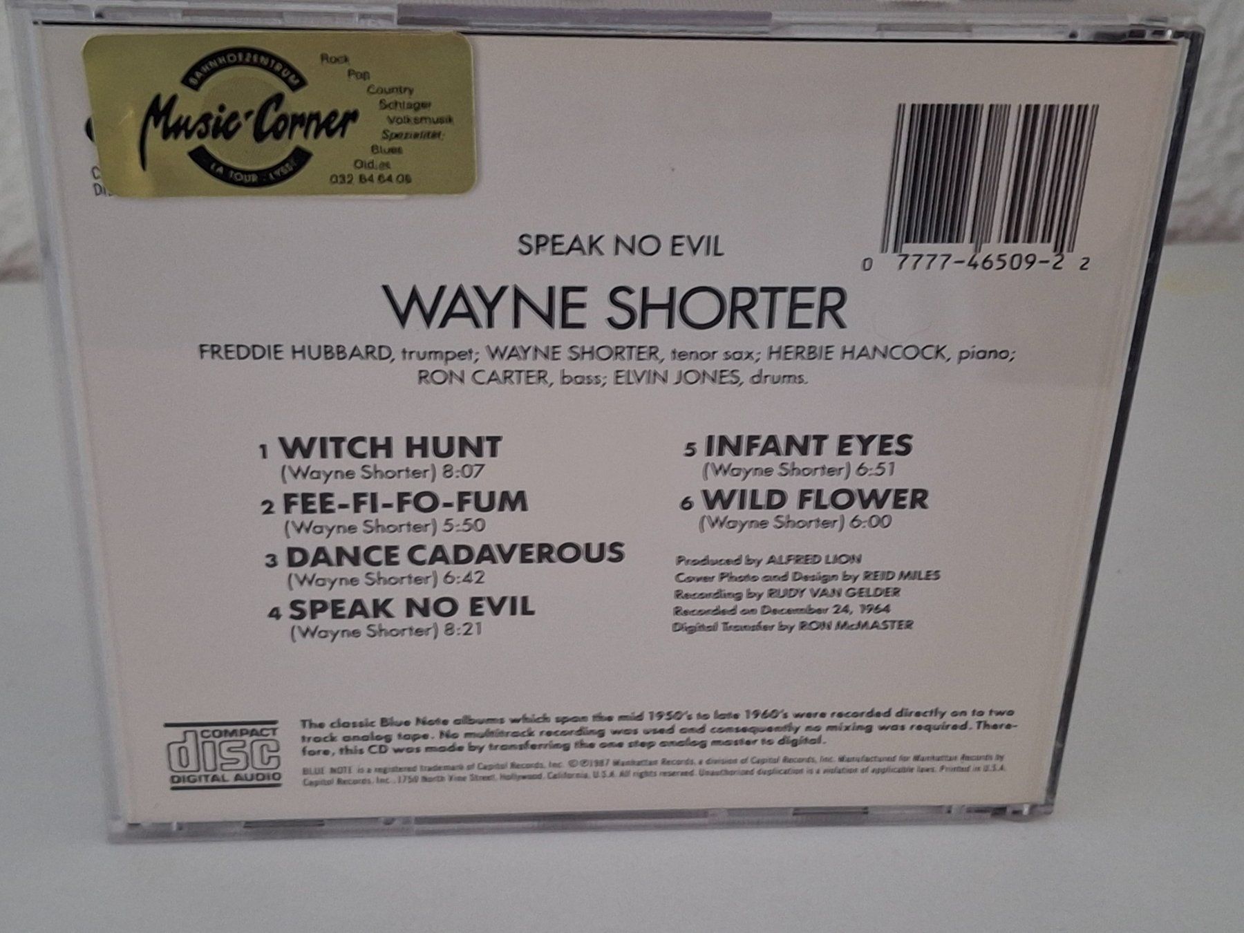 CDs: CD Wayne Shorter -  Speak No Evil – Gebraucht aus Aarberg von Jackup1 1