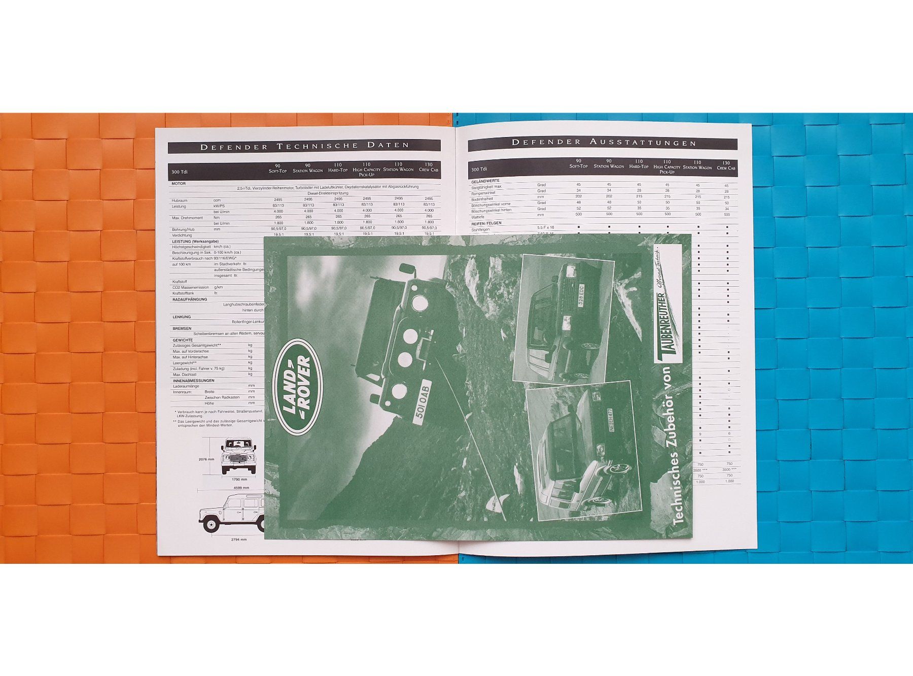 Riviste & Magazine: LAND ROVER DEFENDER 1997 - Prospekt / Katalog – Usato da Viganello venduto da CARLiteratur 4
