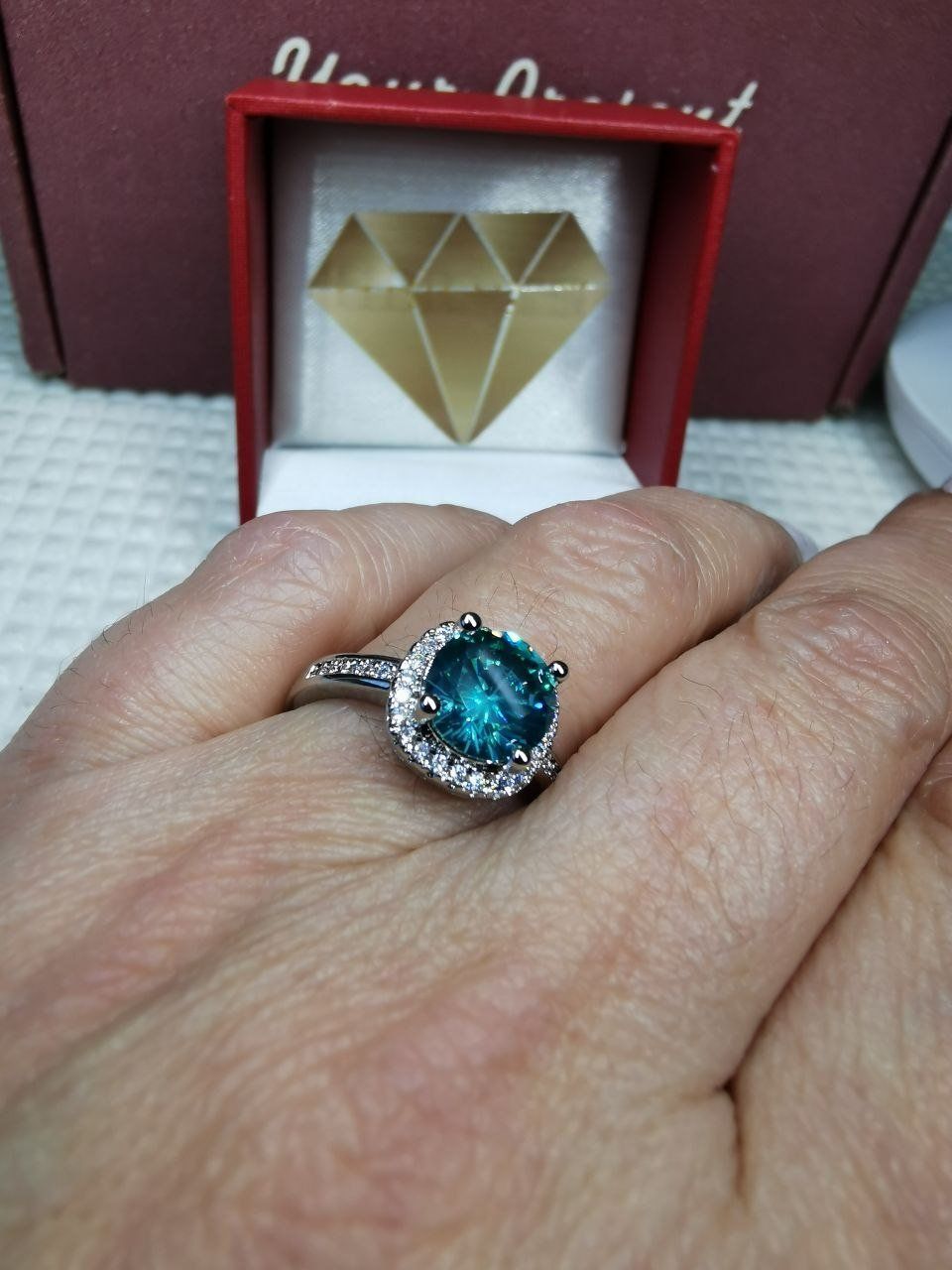 Anelli: Bague avec zircons – Nuovo e nell'imballaggio originale da Reconvilier venduto da Tsma67 9