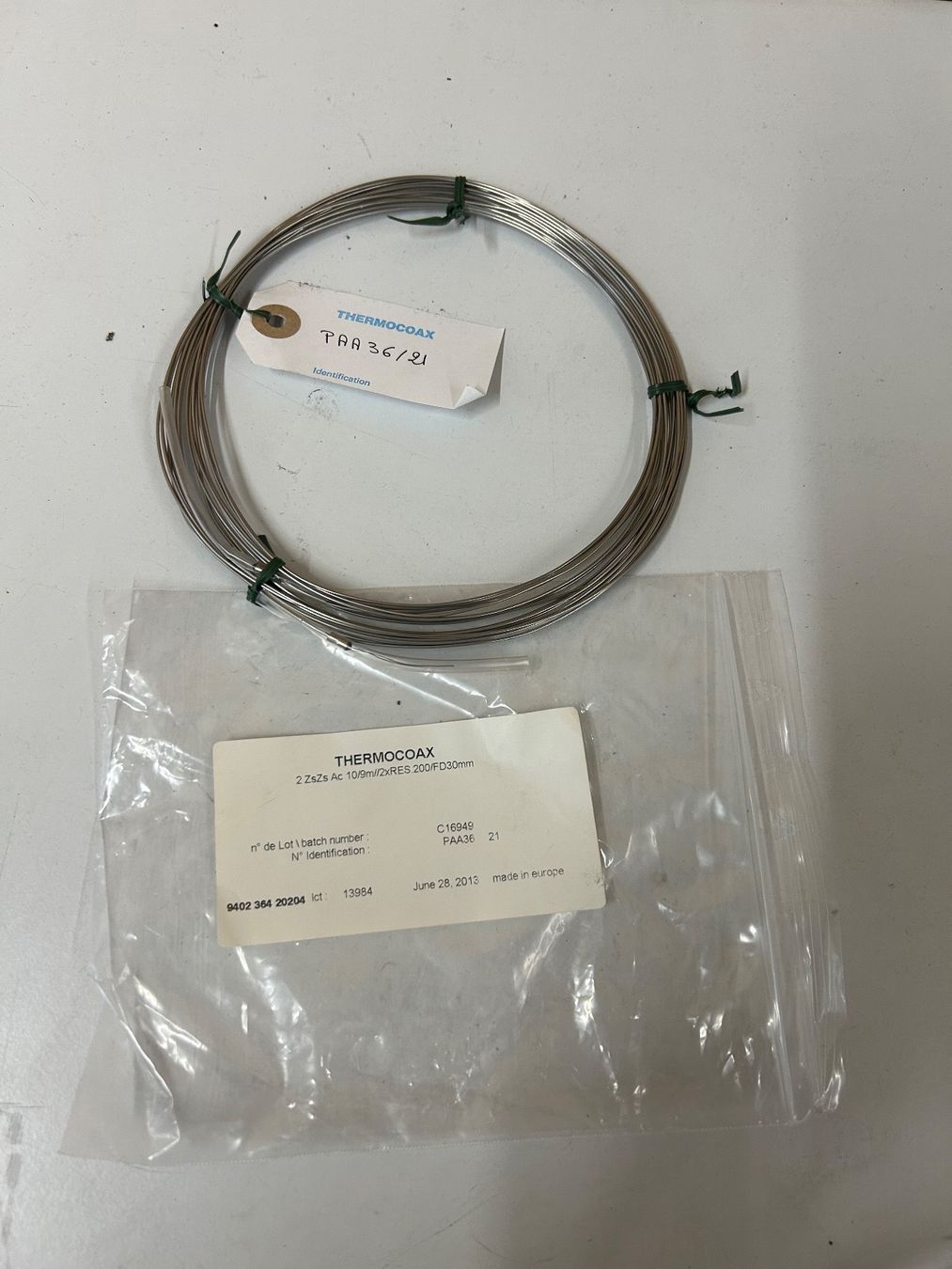 Cavi: Thermocoax Kabel 9M edelstahl – Nuovo e nell'imballaggio originale da Schupfart venduto da philippb06
