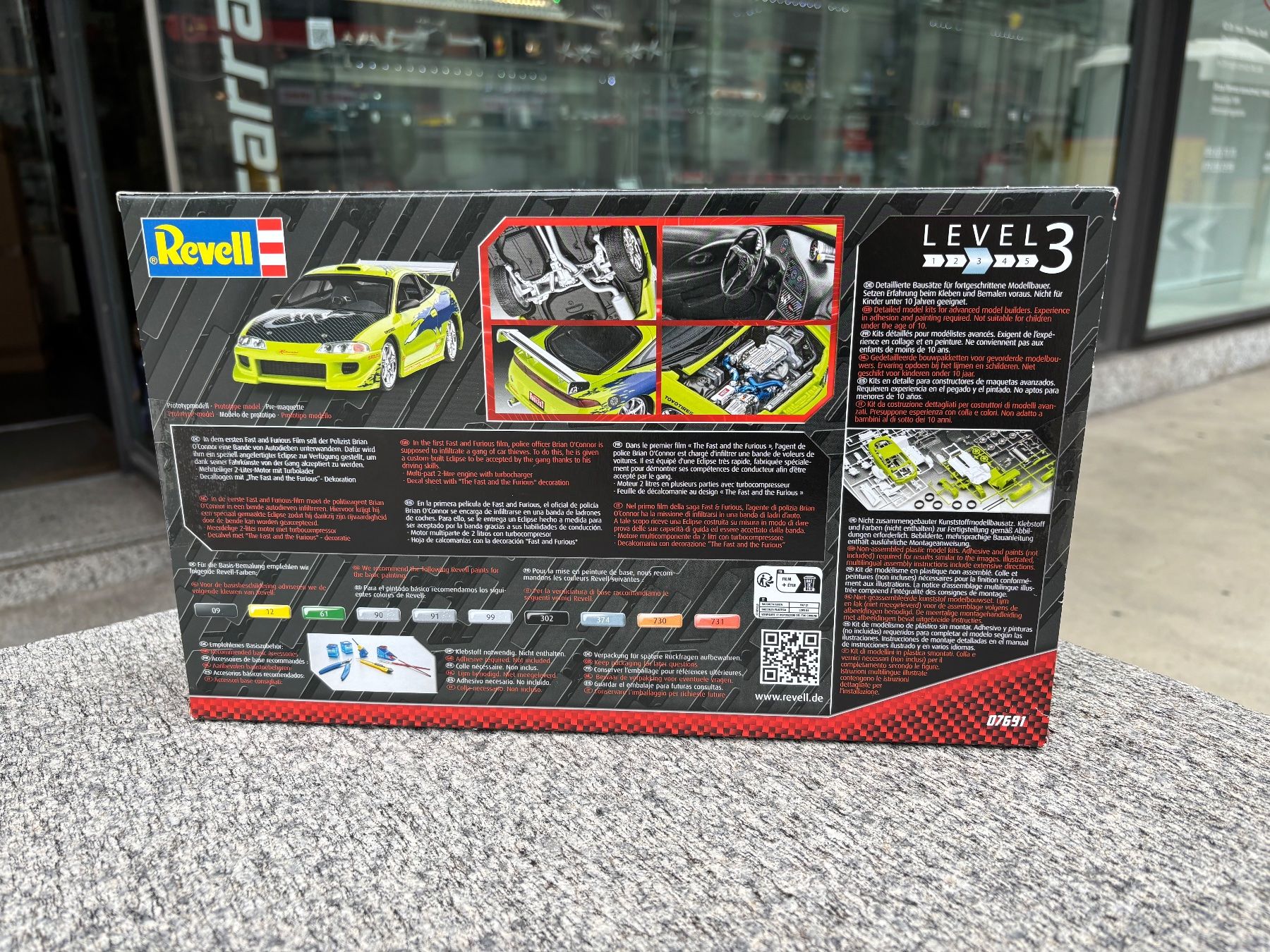Italeri Modellini d'auto: Revell 1:24 Fast & Furious Brian Eclipse – Nuovo e nell'imballaggio originale da Chiasso venduto da Carrara-Modellismo 3