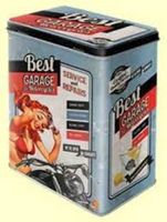 Nostalgie Vorratsdose - BEST GARAGE-BLUE