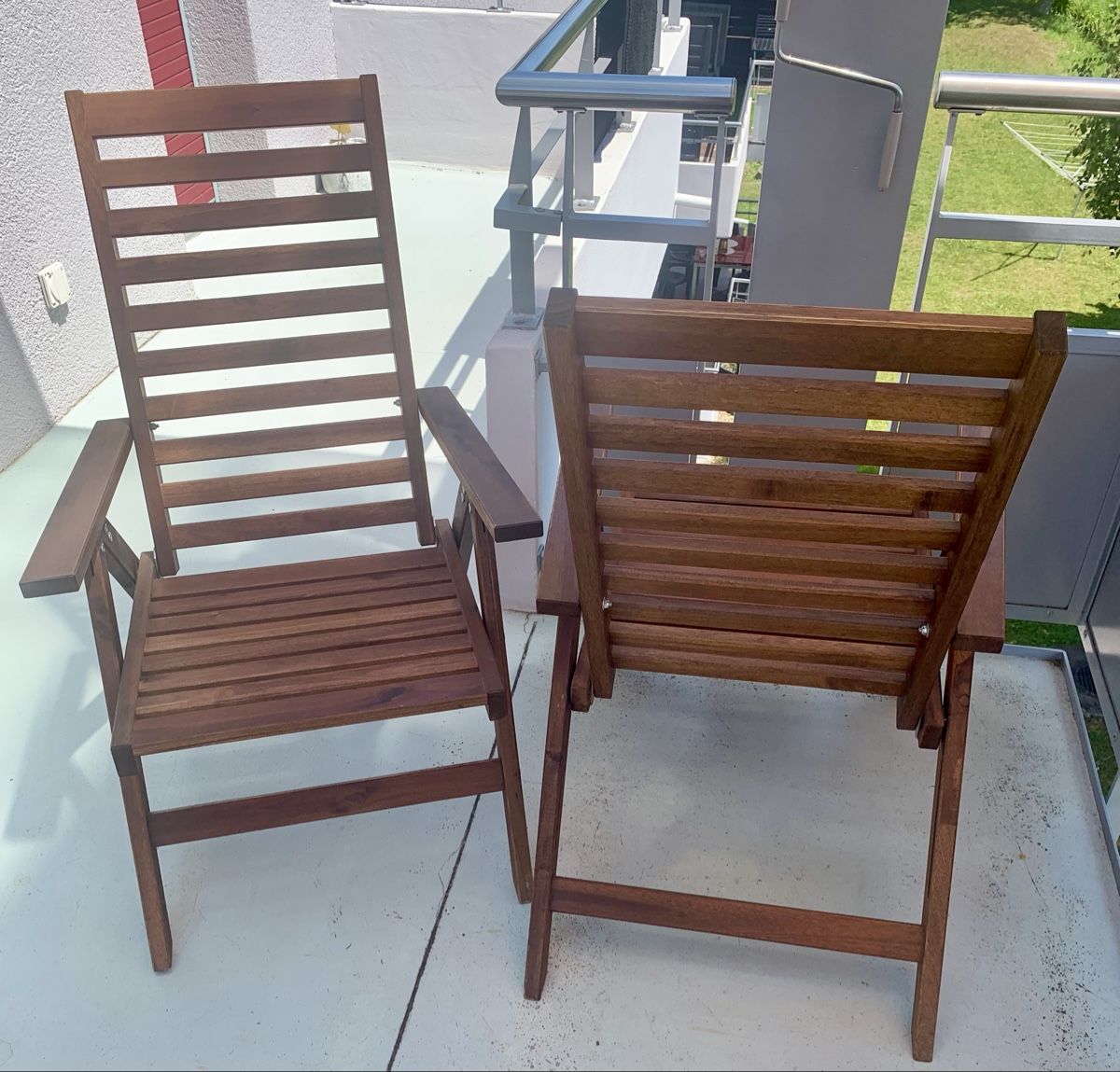 Ikea Stühle: (2) IKEA Applarö Klappstühle  – Gebraucht aus Obfelden von montes50