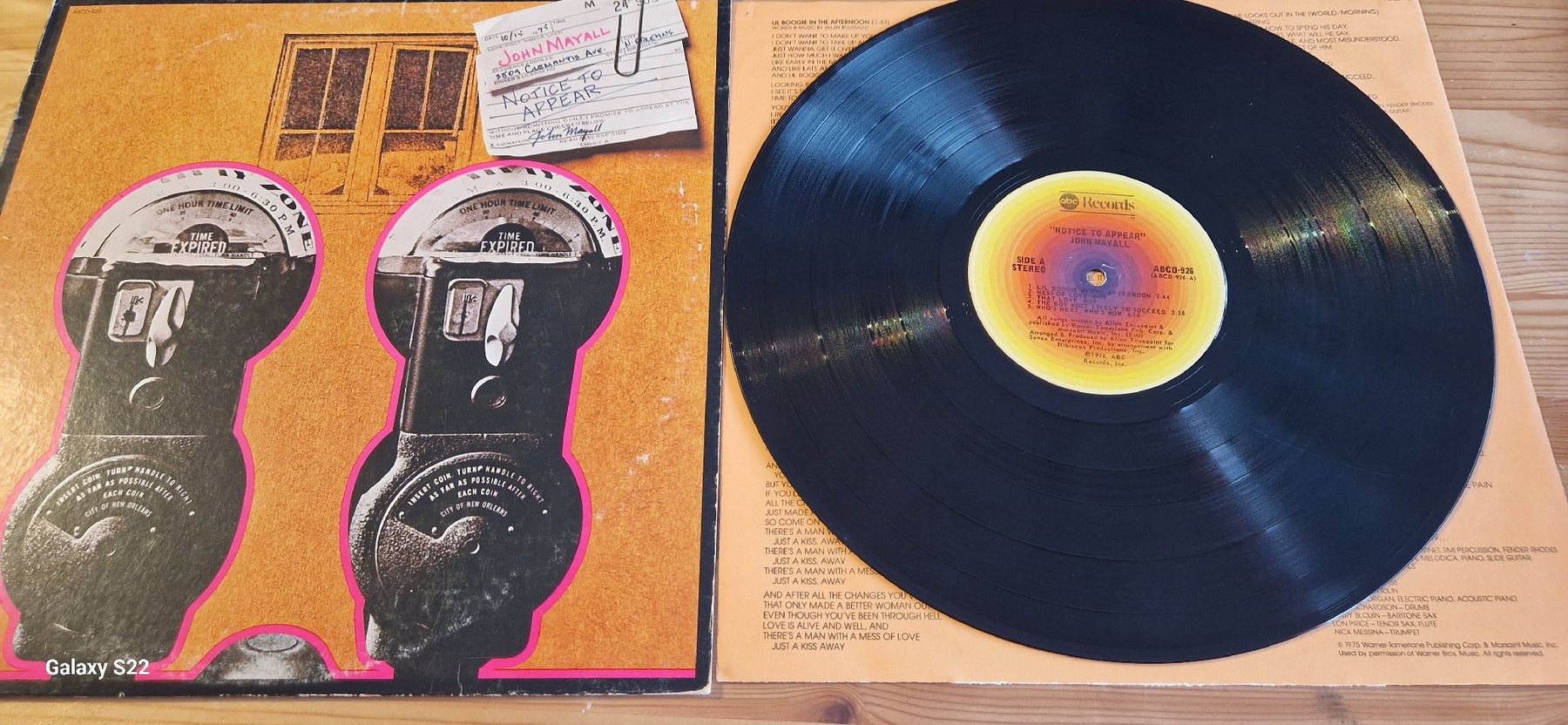 Schallplatten: John Mayall – Notice To Appear – Gebraucht aus Yvonand von RF-VINYL