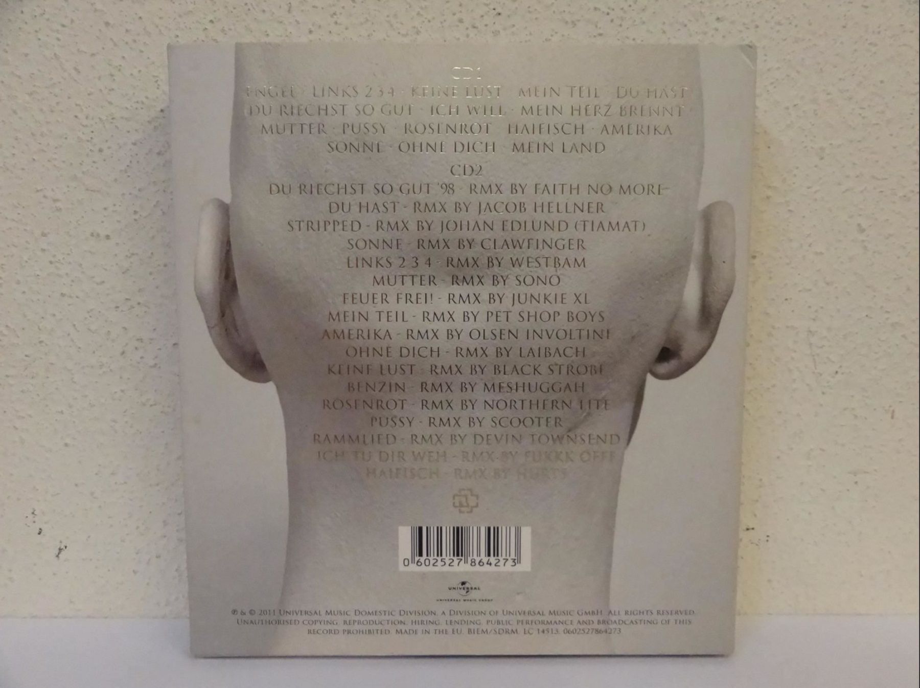 CDs: 2 CD RAMMSTEIN / MADE IN GERMANY REMIXES – Neu (gemäss Beschreibung) aus Kerzers von djstarsky73 1