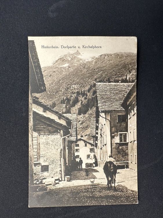AK Ansichtskarte Hinterrhein GR von 1922 Kaufen auf Ricardo