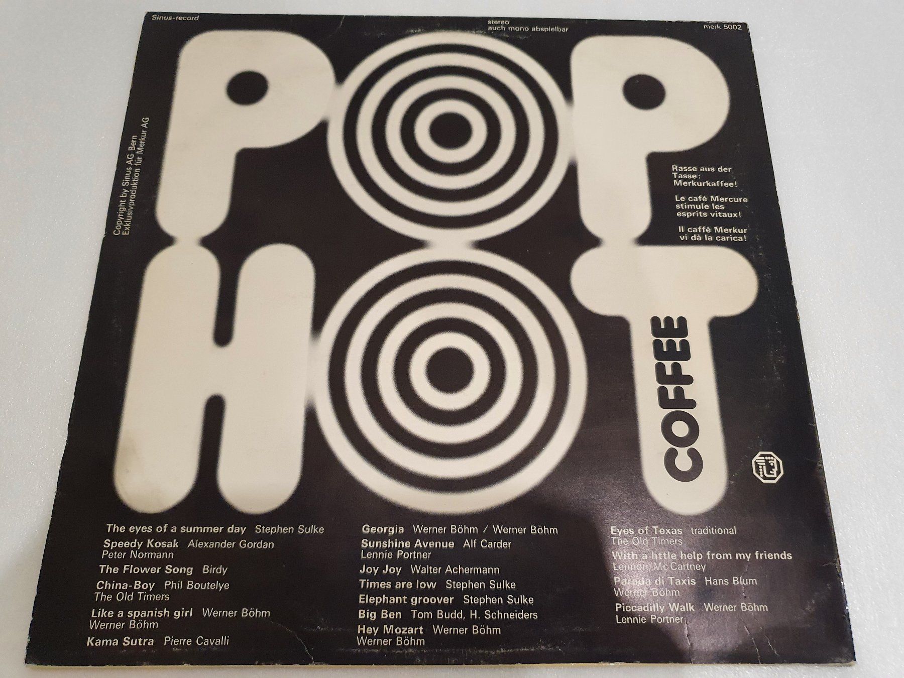 Dischi in vinile: Pop Hot Coffee – Usato da Uster venduto da Vinyl-Leidenschaft 1
