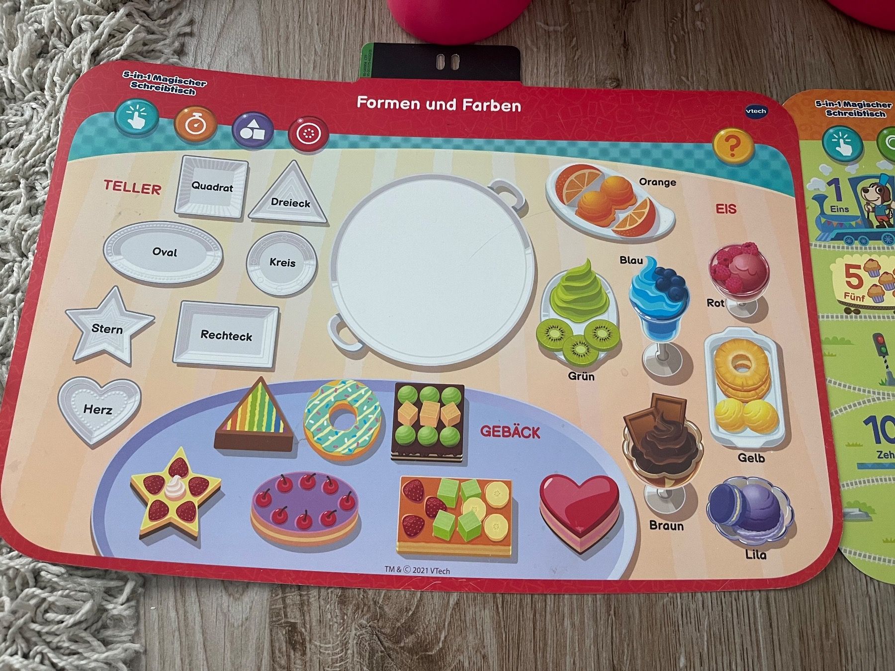 Vtech Spielzeuge: V-Tech 5in 1 magischer Schreibtisch – Gebraucht aus Koblenz von FamAllen 4