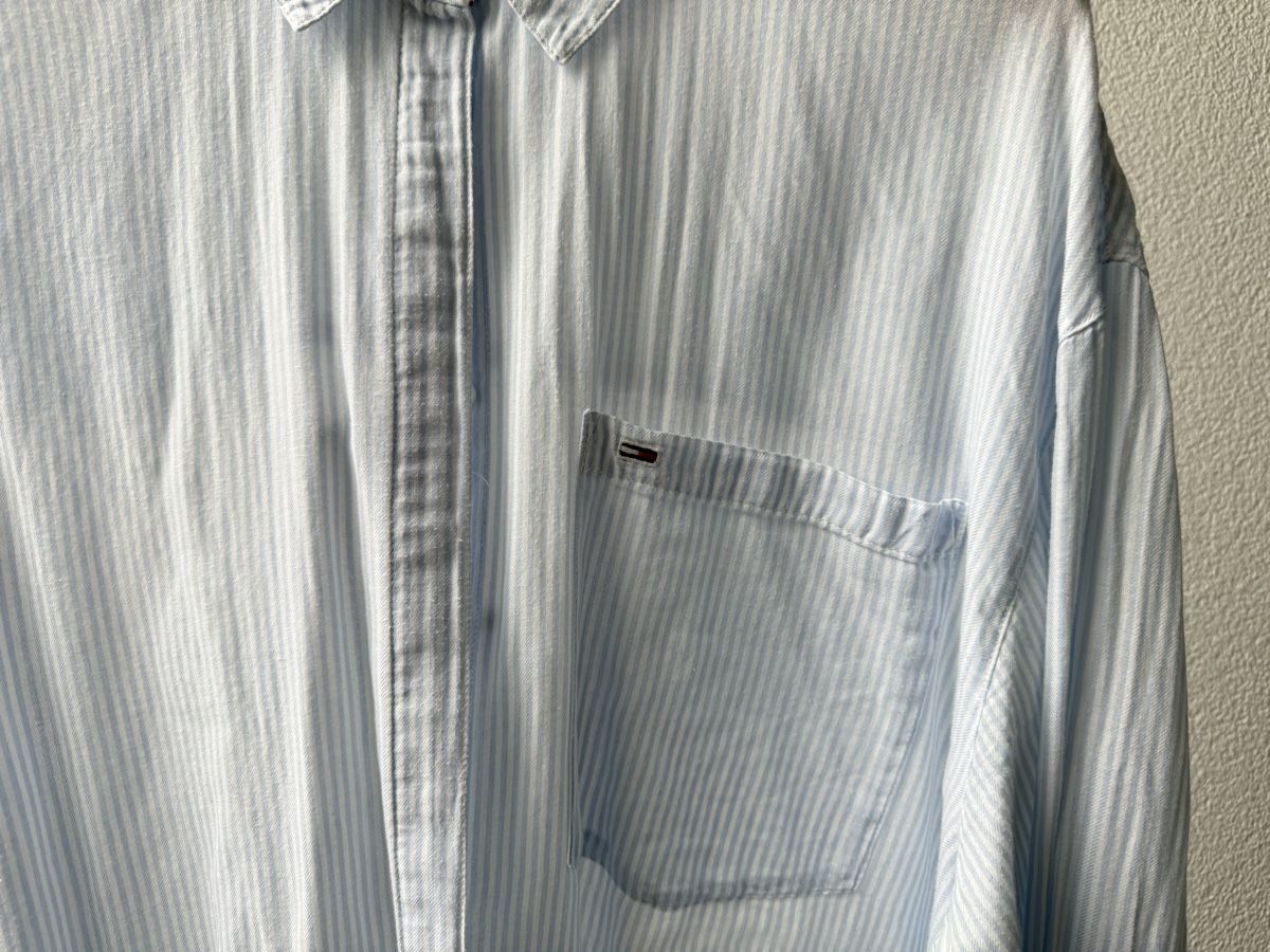 Tommy Hilfiger Camicette: TOMMY JEANS Hemdbluse Damen, Gr. XL – Usato da Islikon venduto da Julies_wardrobe 2